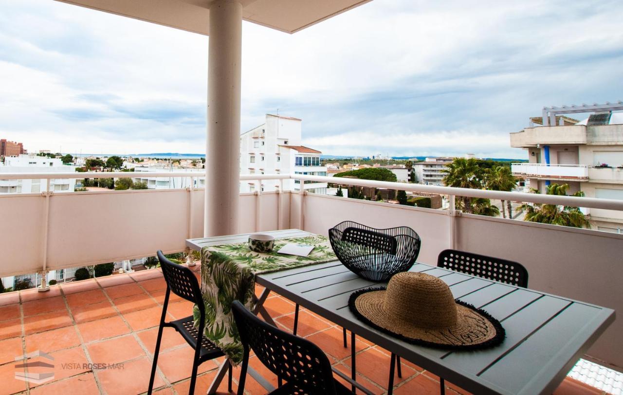 Vista Roses Mar - Apartamento con piscina II Esterno foto