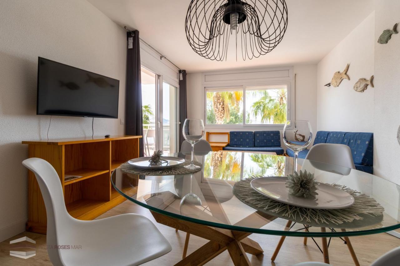 Vista Roses Mar - Apartamento con piscina II Esterno foto